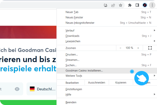 Pwa instruction Windows Chrome